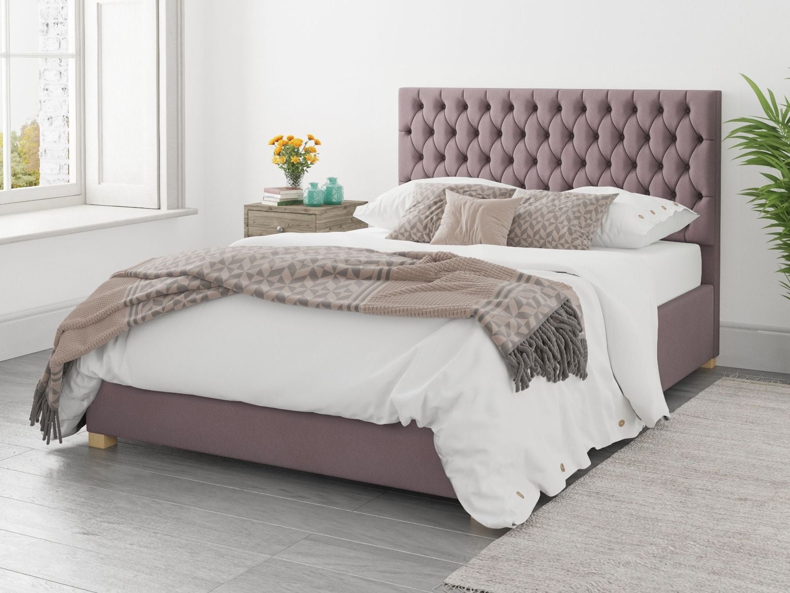 Aspire monroe ottoman bed