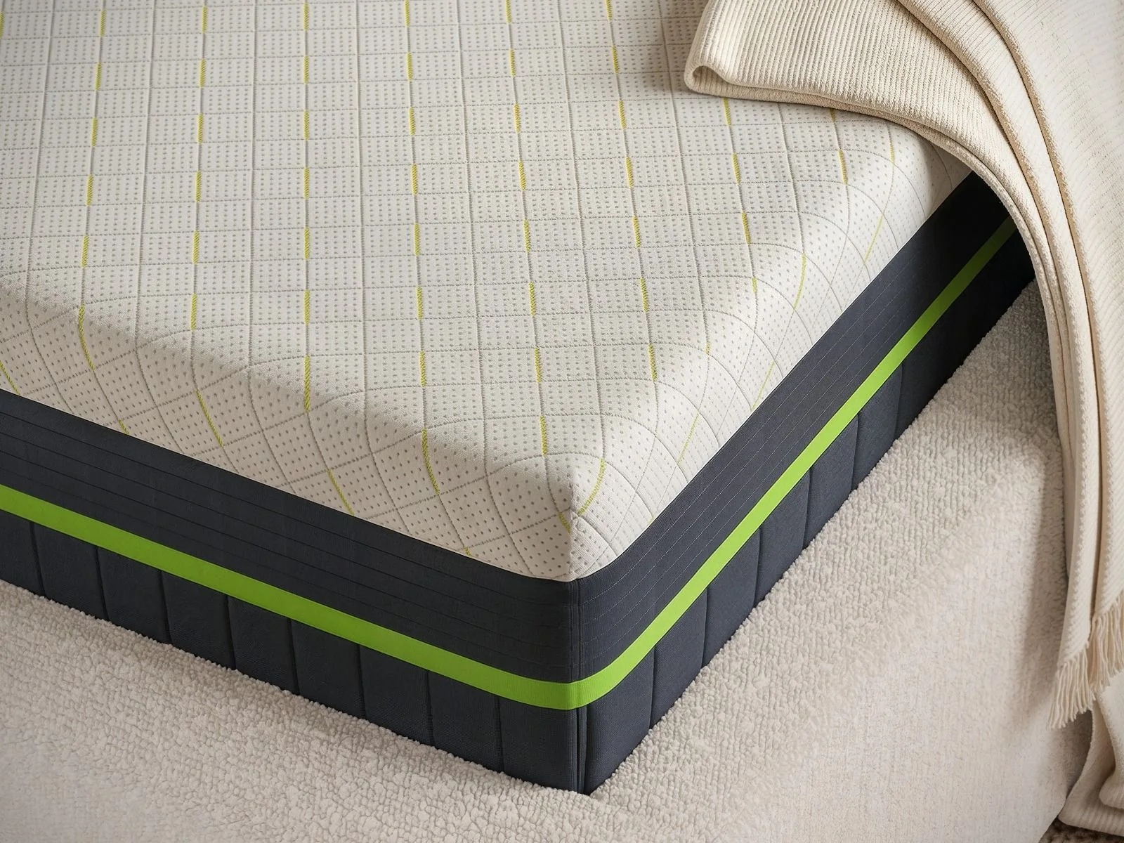 SOLACE+CO Plant Based Eco Memory Foam Mattress