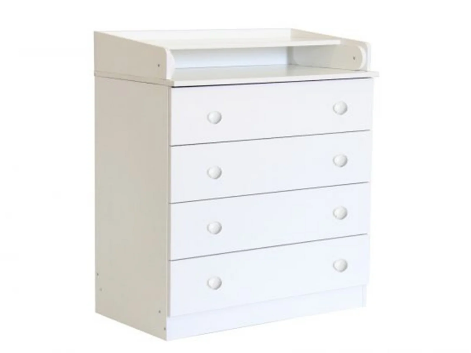Kidsaw Kudl Kids 4 Drawer Changing Unit with Removable Board White – view 4