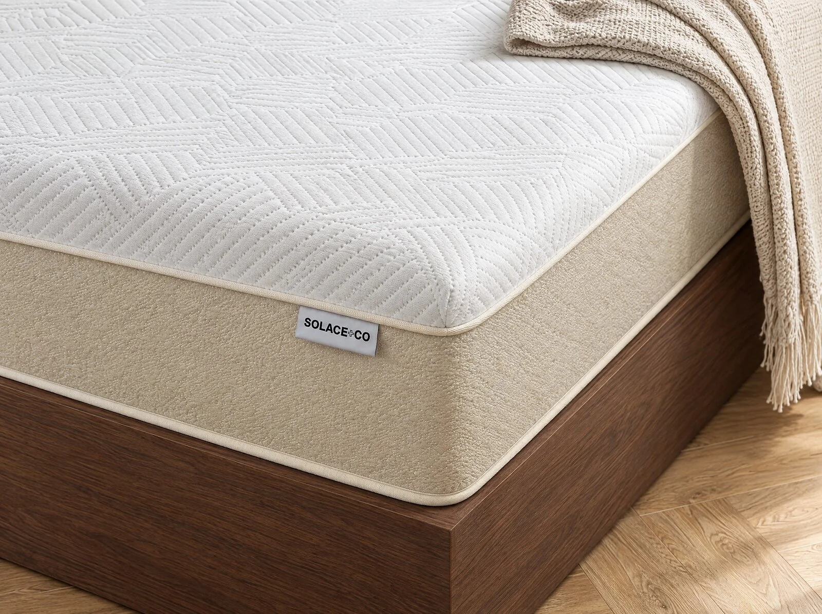 SOLACE+CO Hybrid Memory Foam Mattress – view 3