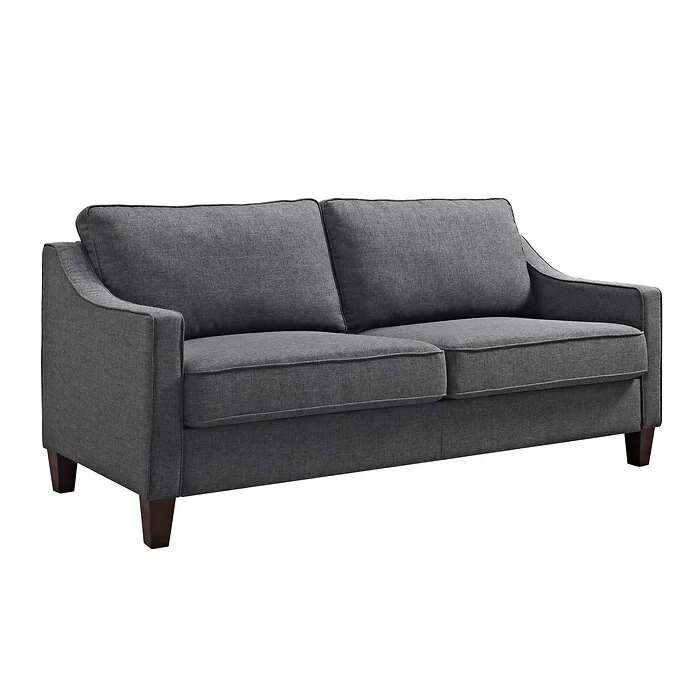 Dorel Luke Sofa Grey Linen