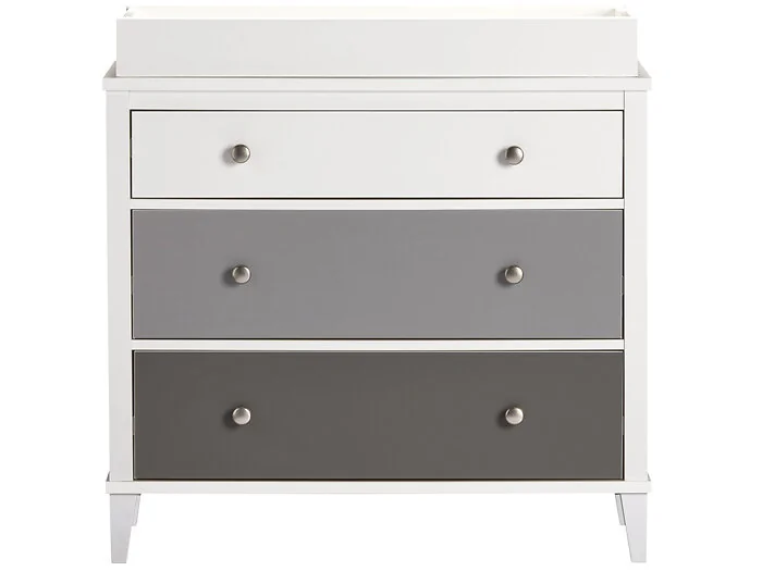 Dorel Monarch Hill Poppy 3Drawer Changing Table Grey