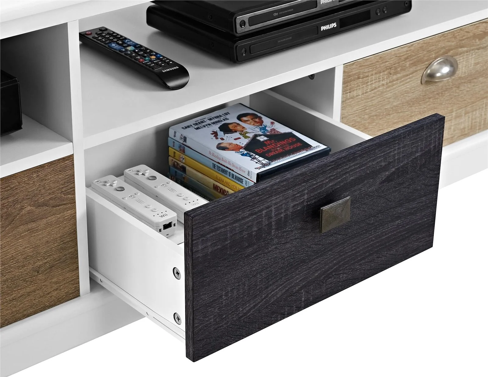 Dorel Mercer TV Stand 65 view 6