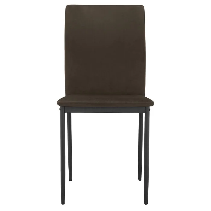 Dorel Pavia Dining Chair in Velvet Mink 2 Pack view 3