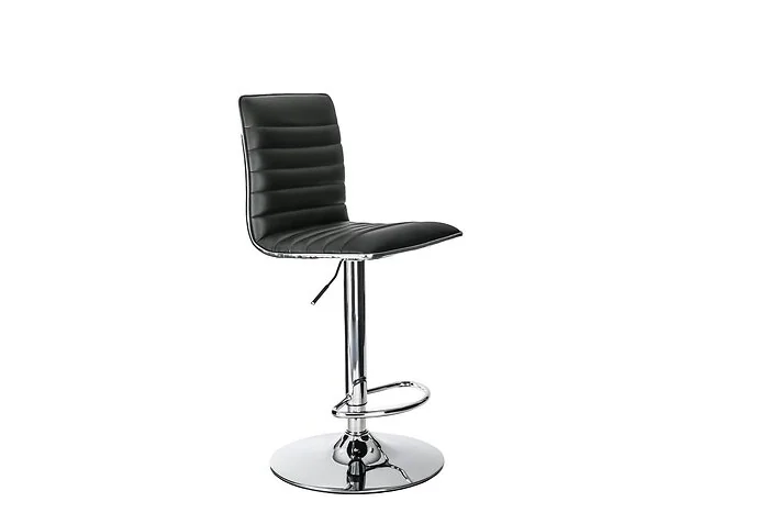 Dorel Colby Adjustable Barstool in Pu Black