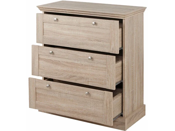 Dorel Binz Chest 3DR Oak 3D view 4