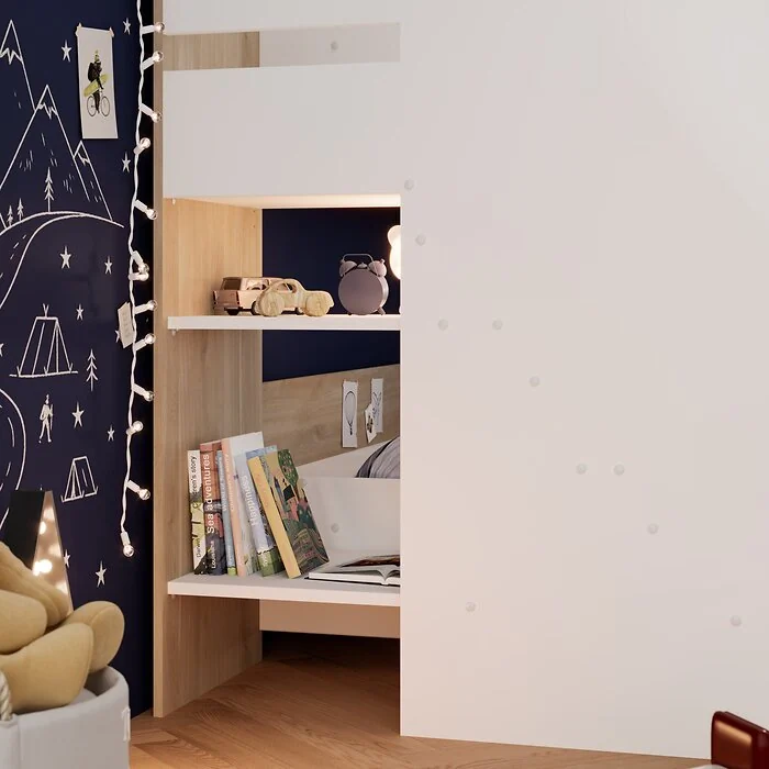 Kids Avenue Andrea Bunkbed White & Oak – view 10