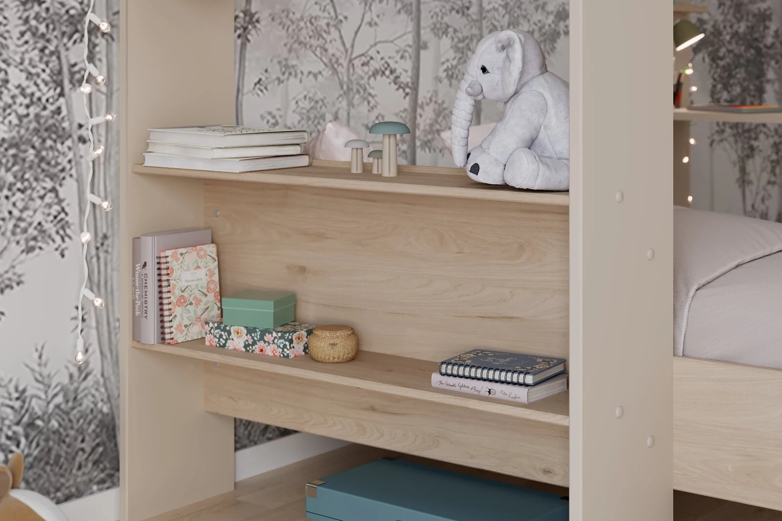 Kids Avenue Oasis Bunk Bed Oak & Cashmere – view 5