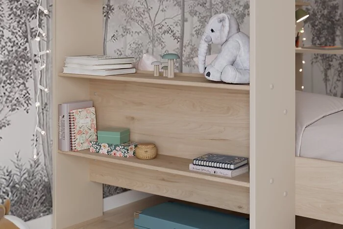Kids Avenue Oasis Bunk Bed Oak & Cashmere – view 5