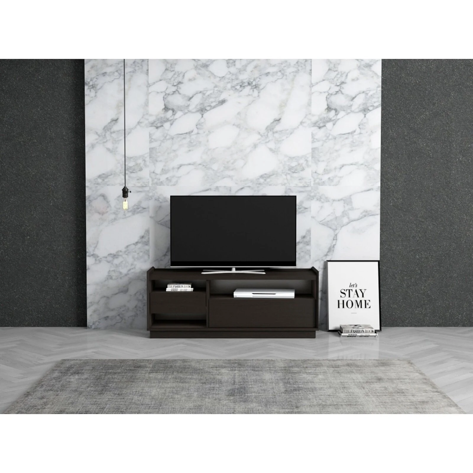 Kidsaw Yucca 120cm TV cabinet in Modi Wenge
