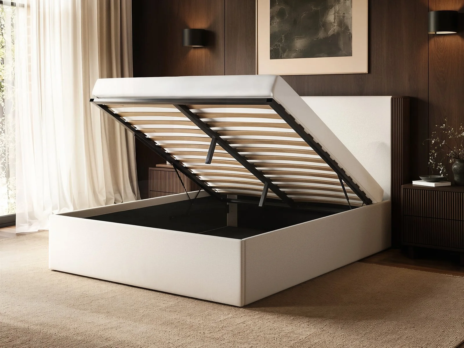SOLACE+CO Amber Ottoman Bed – view 3
