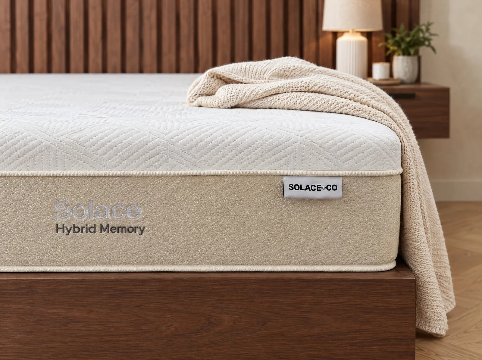 SOLACE+CO Hybrid Memory Foam Mattress