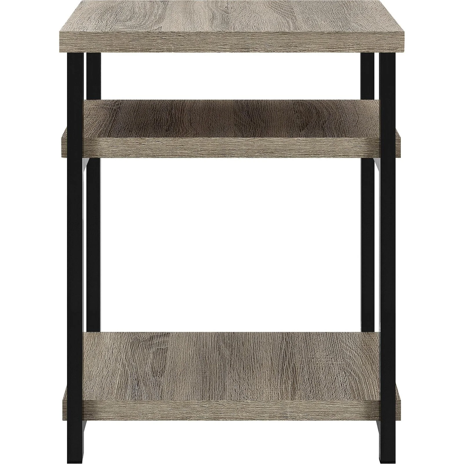 Dorel Elmwood End Table Distressed Grey Oak view 5