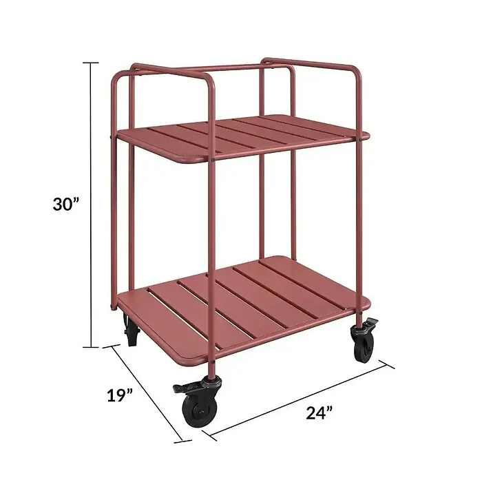 Dorel NG Penelope OutdoorIndoor Cart Persimmon view 3