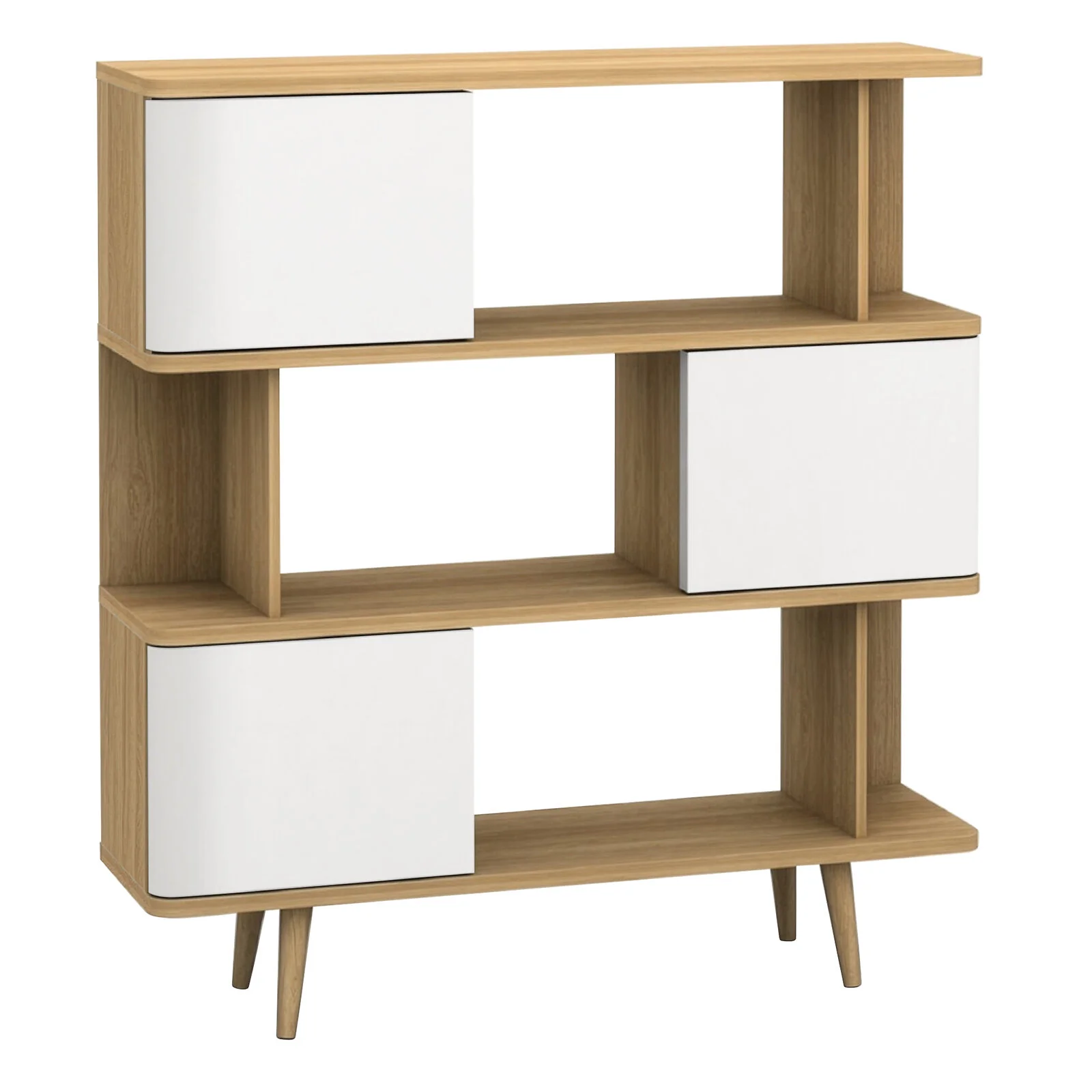 Dorel LOFT24 Alandra Bookcase OakWhite