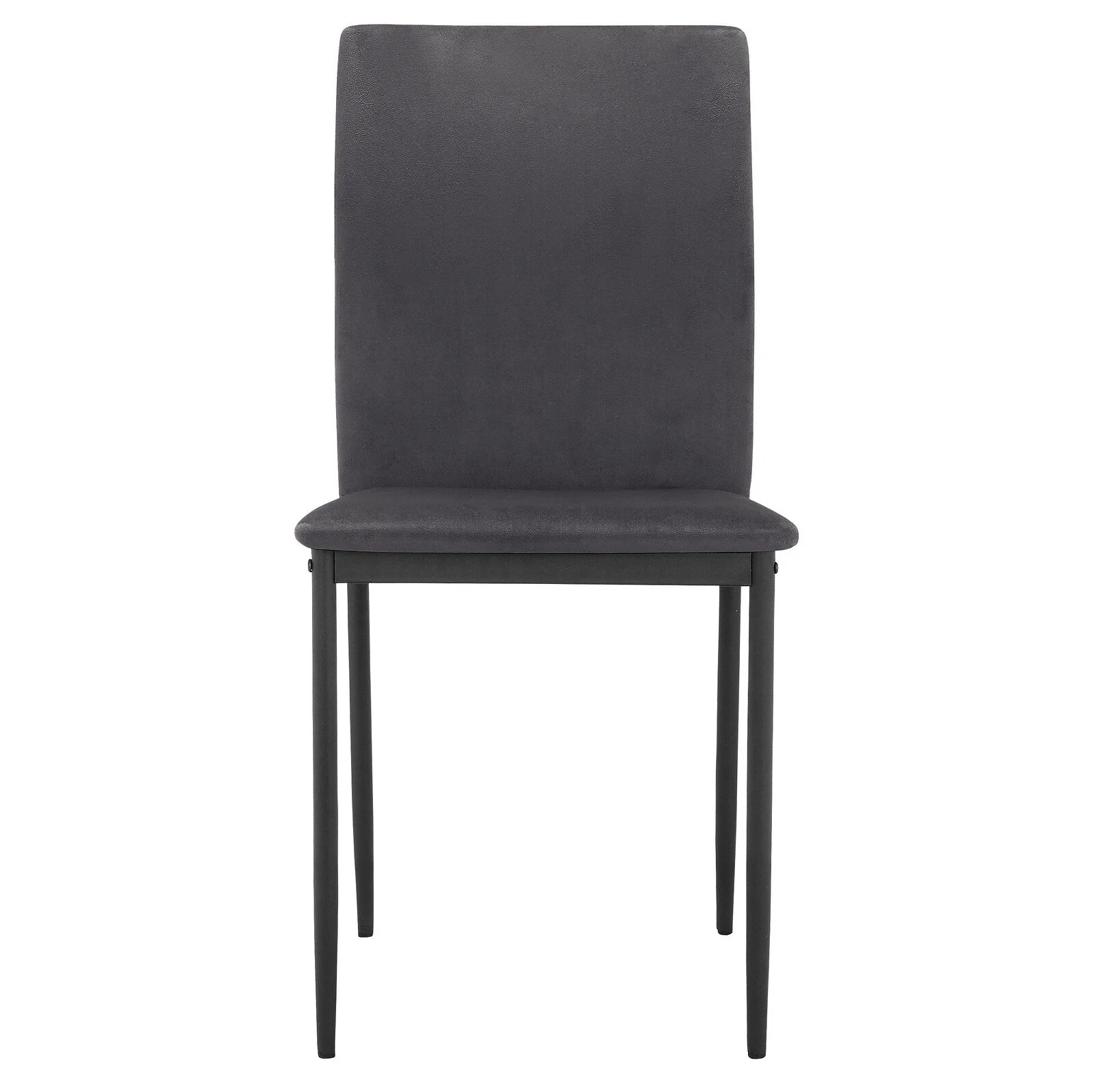 Dorel Pavia Dining Chair in Velvet Anthracite 2 Pack view 3