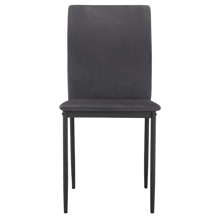 Dorel Pavia Dining Chair in Velvet Anthracite 2 Pack view 3