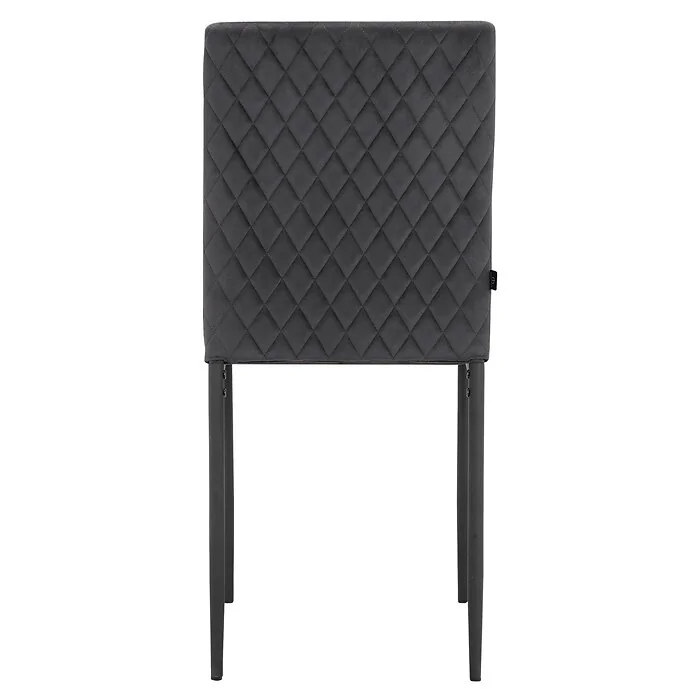 Dorel Pavia Dining Chair in Velvet Anthracite 2 Pack view 6