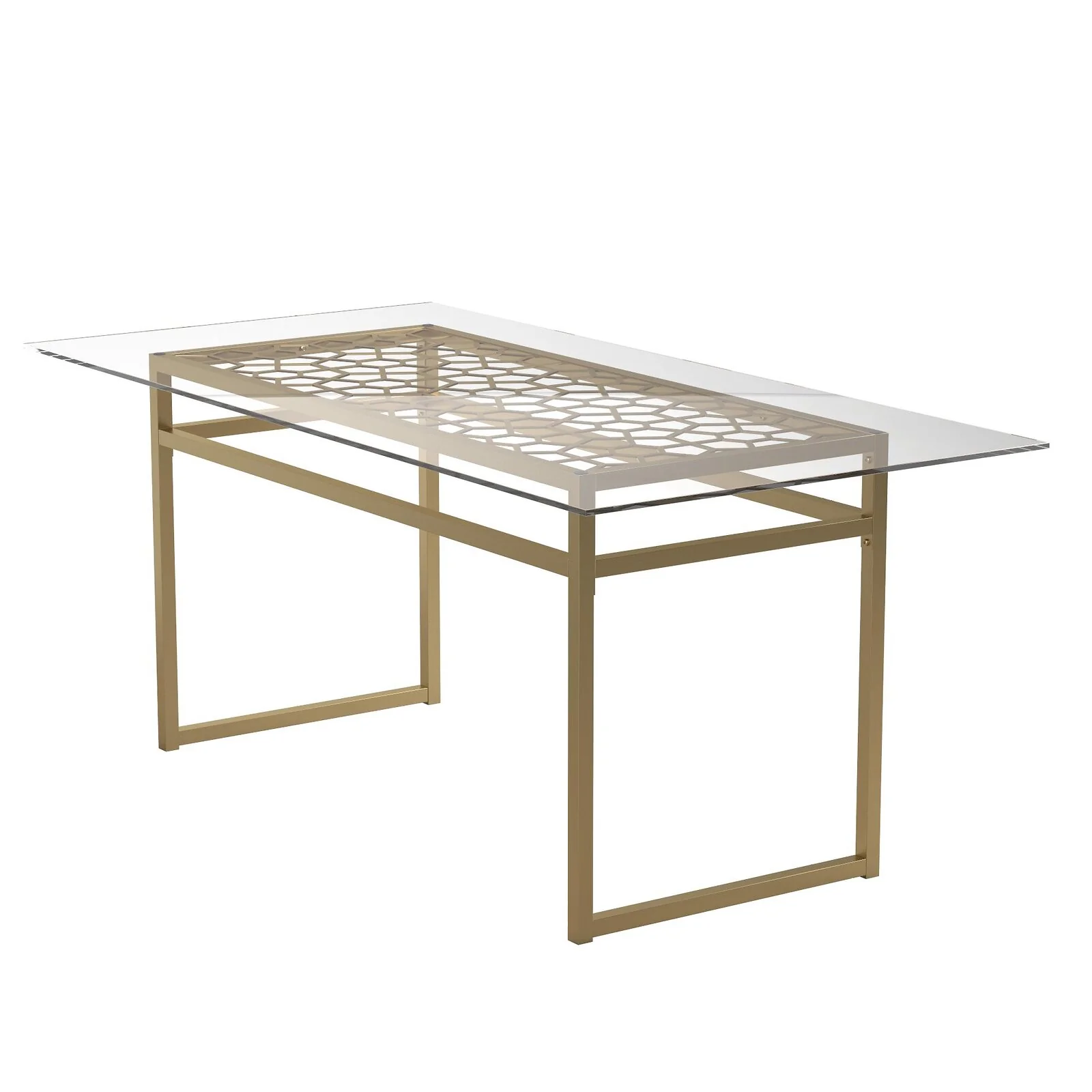 Dorel Juliette Dining Table Brass view 5