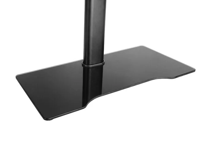 Dorel TV Stand with Tilt and Swivel Table Top in Black view 5