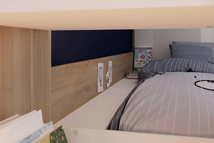 Kids Avenue Andrea Bunkbed White & Oak – view 12