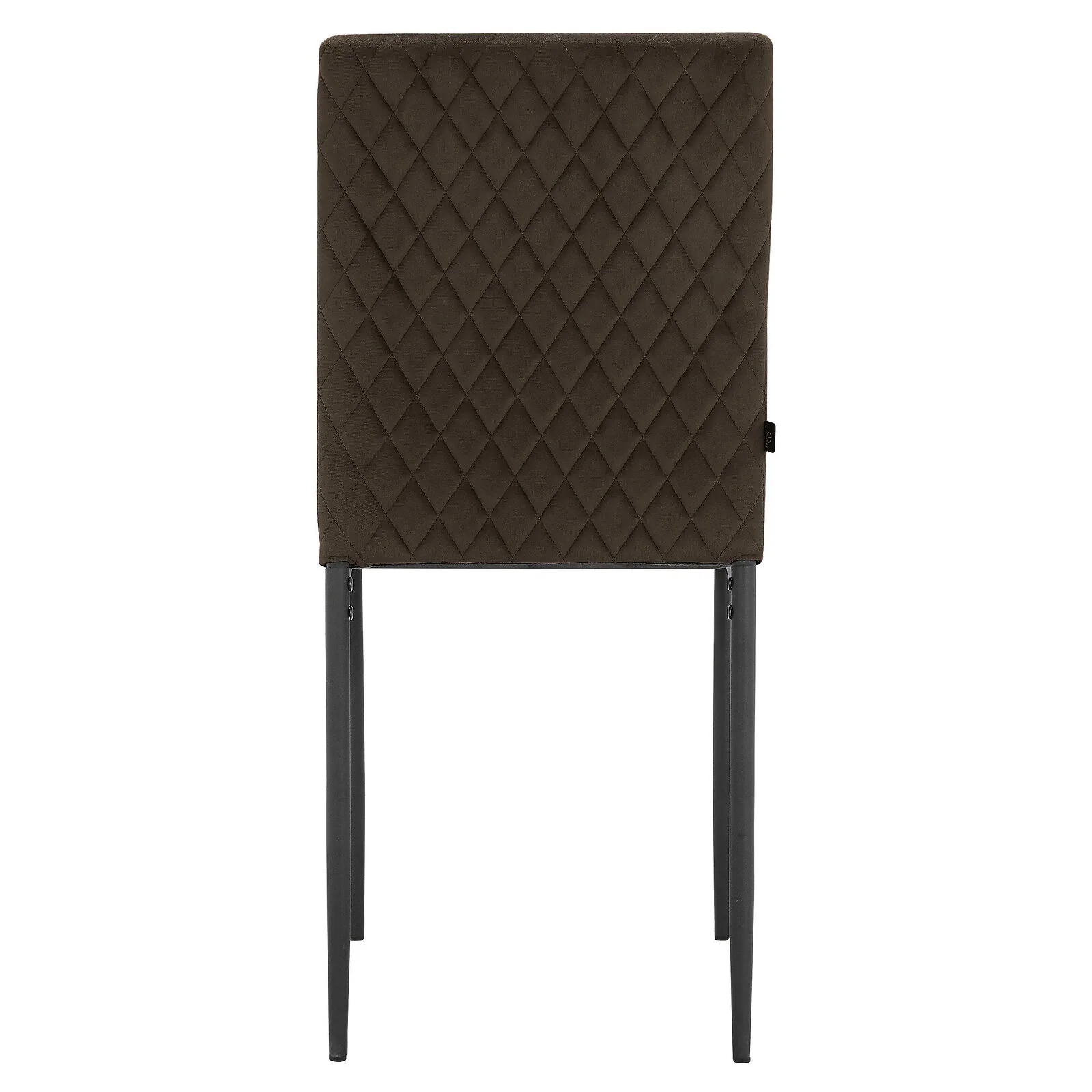 Dorel Pavia Dining Chair in Velvet Mink 2 Pack view 6