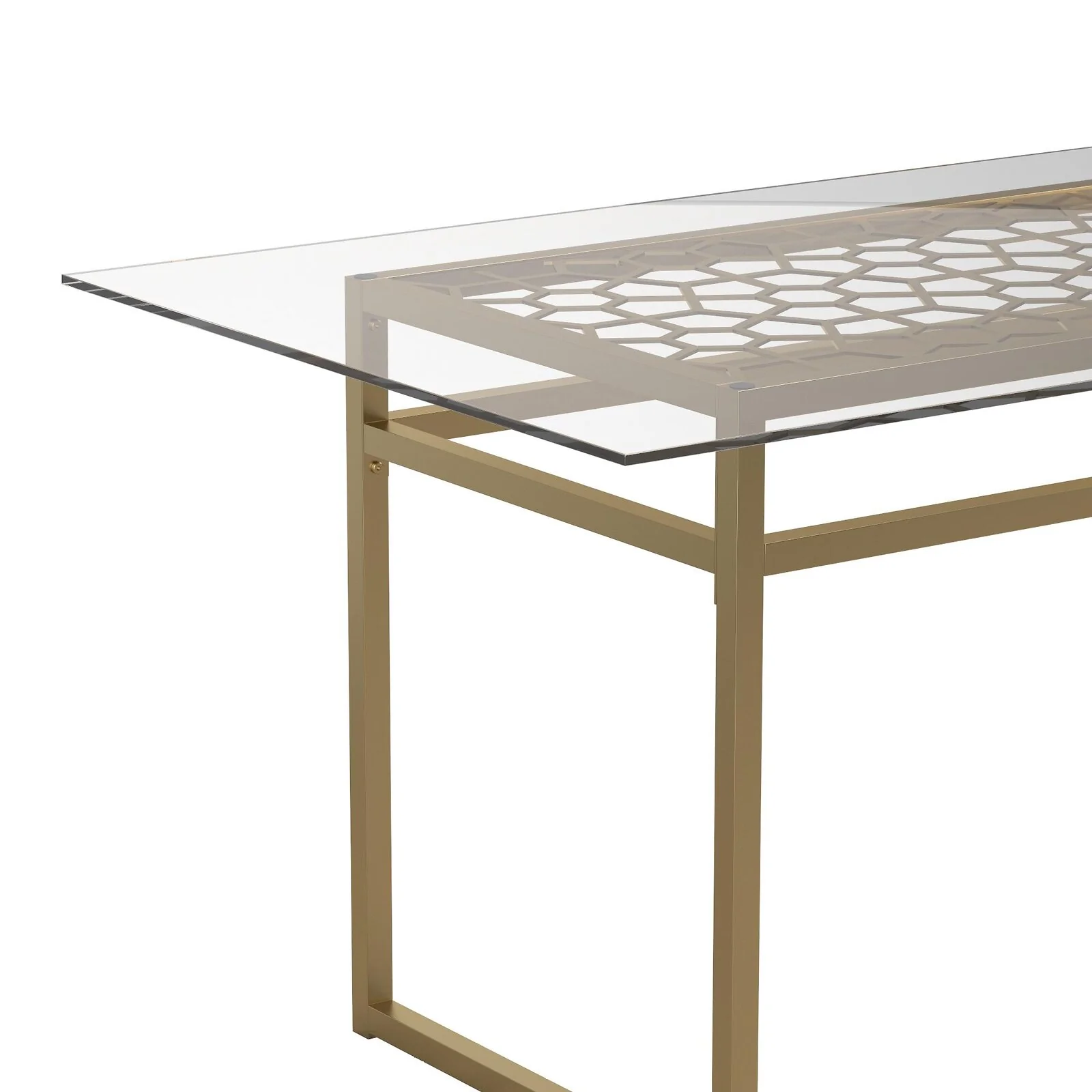 Dorel Juliette Dining Table Brass view 6