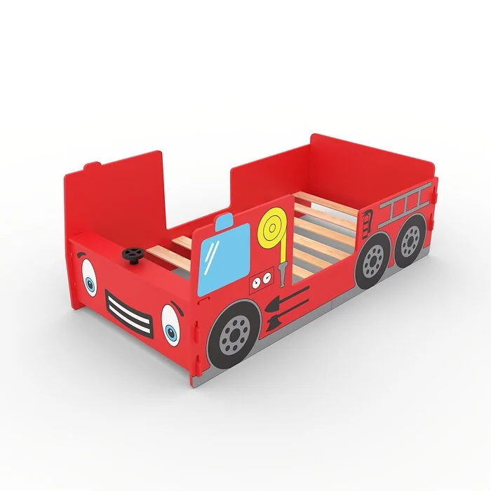 Kidsaw red fire engine toddler bed