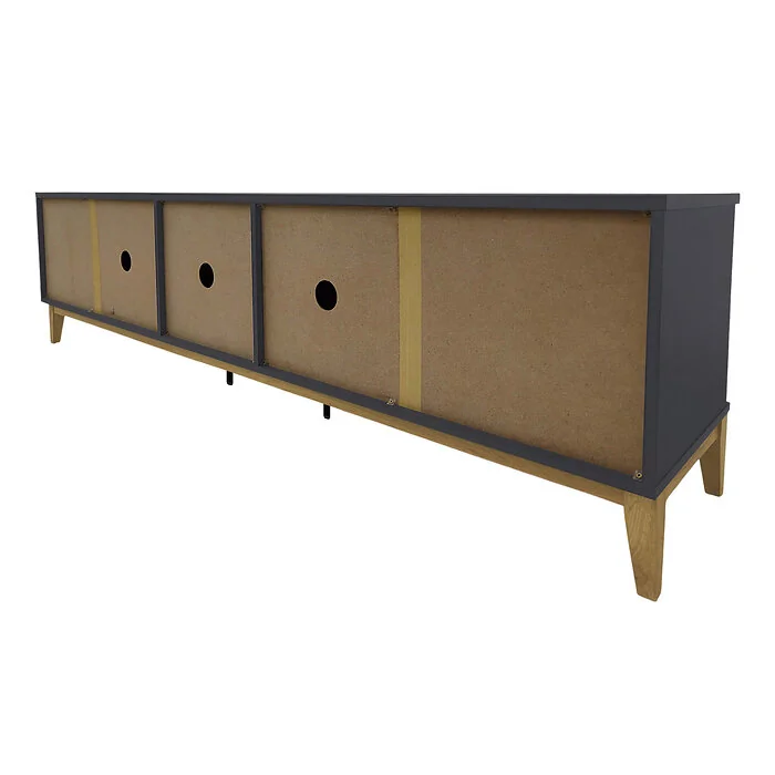 Dorel Pelle Lowboard 5D GreyWotan Oak view 6