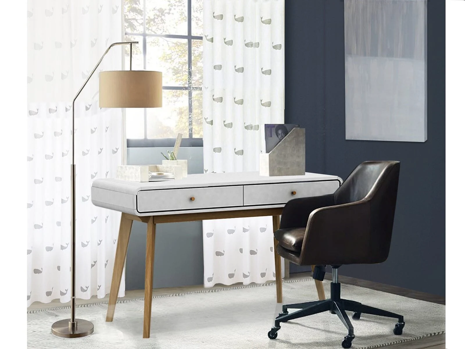 Dorel LOFT24 Cassie Desk view 2