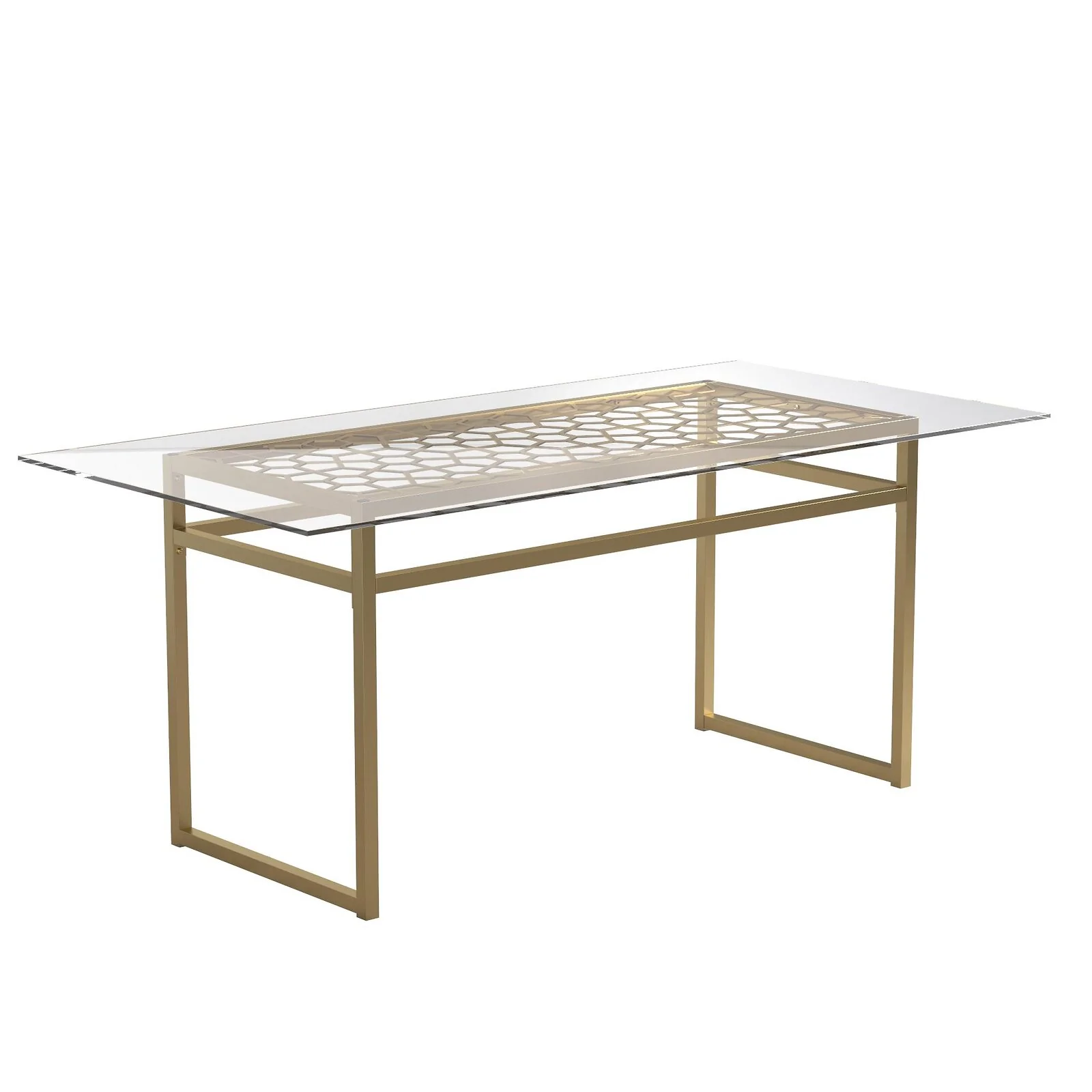 Dorel Juliette Dining Table Brass