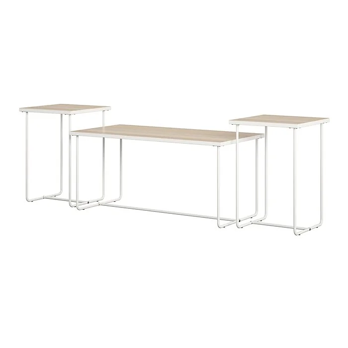 Dorel Dante Coffee and End Table Set Natural view 6