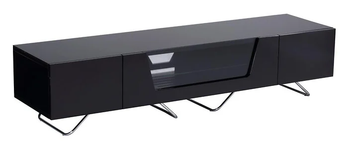 Dorel Chromium TV Stand with 1 Flap in Grey 1200mm