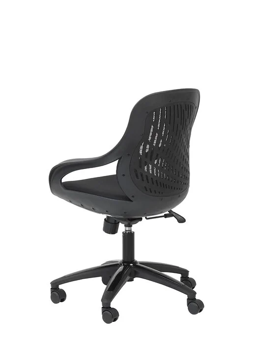 Dorel Croft Mesh Office Chair with Wheels in Grey