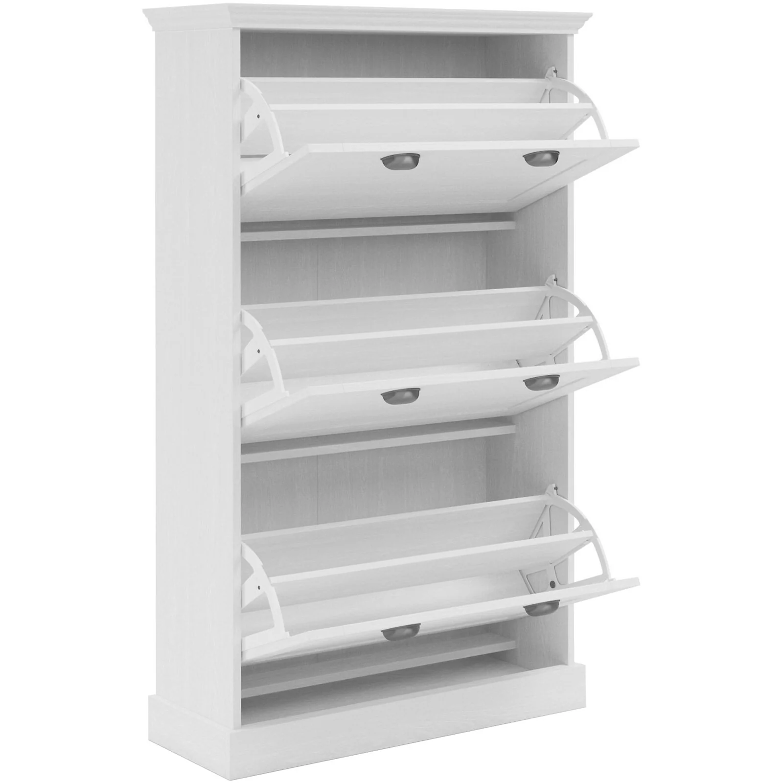 Dorel Motala Shoe Chest 3FL White view 4