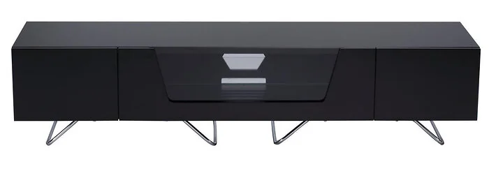 Dorel Chromium TV Stand with 1 Flap in White 1000mm