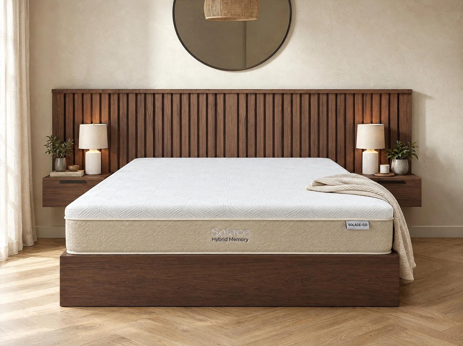 SOLACE+CO Hybrid Memory Foam Mattress – view 2
