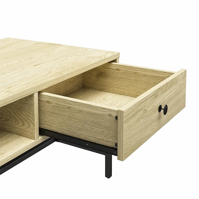 Dorel Tamlin Coffee Table Linseed Oak view 5