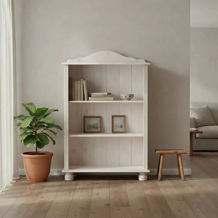 Dorel Mette Bookcase Low WL view 2