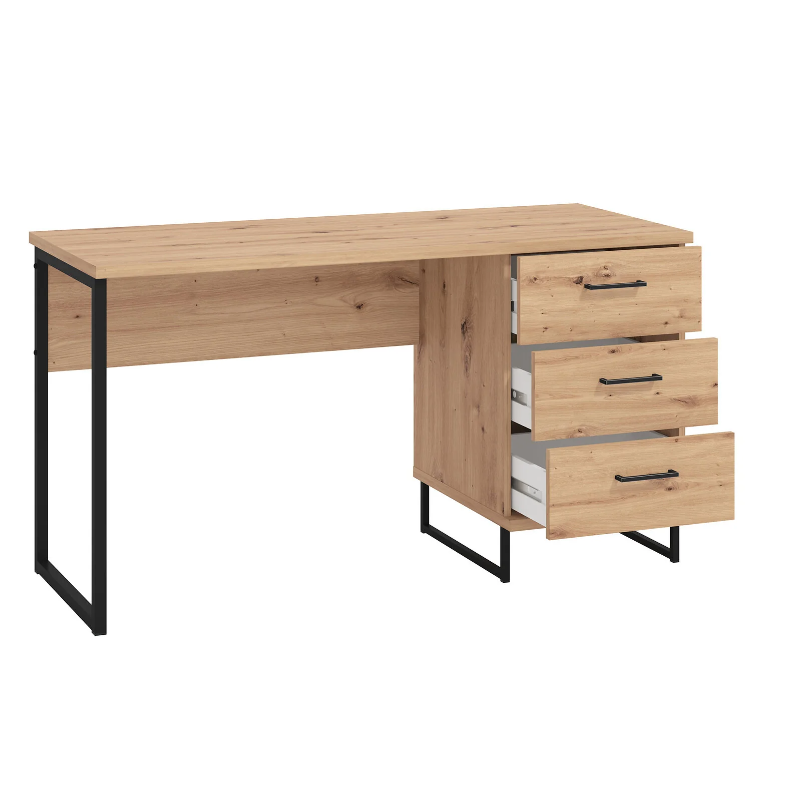 Dorel SARDINIA Computer Desk Artisan Oak view 4