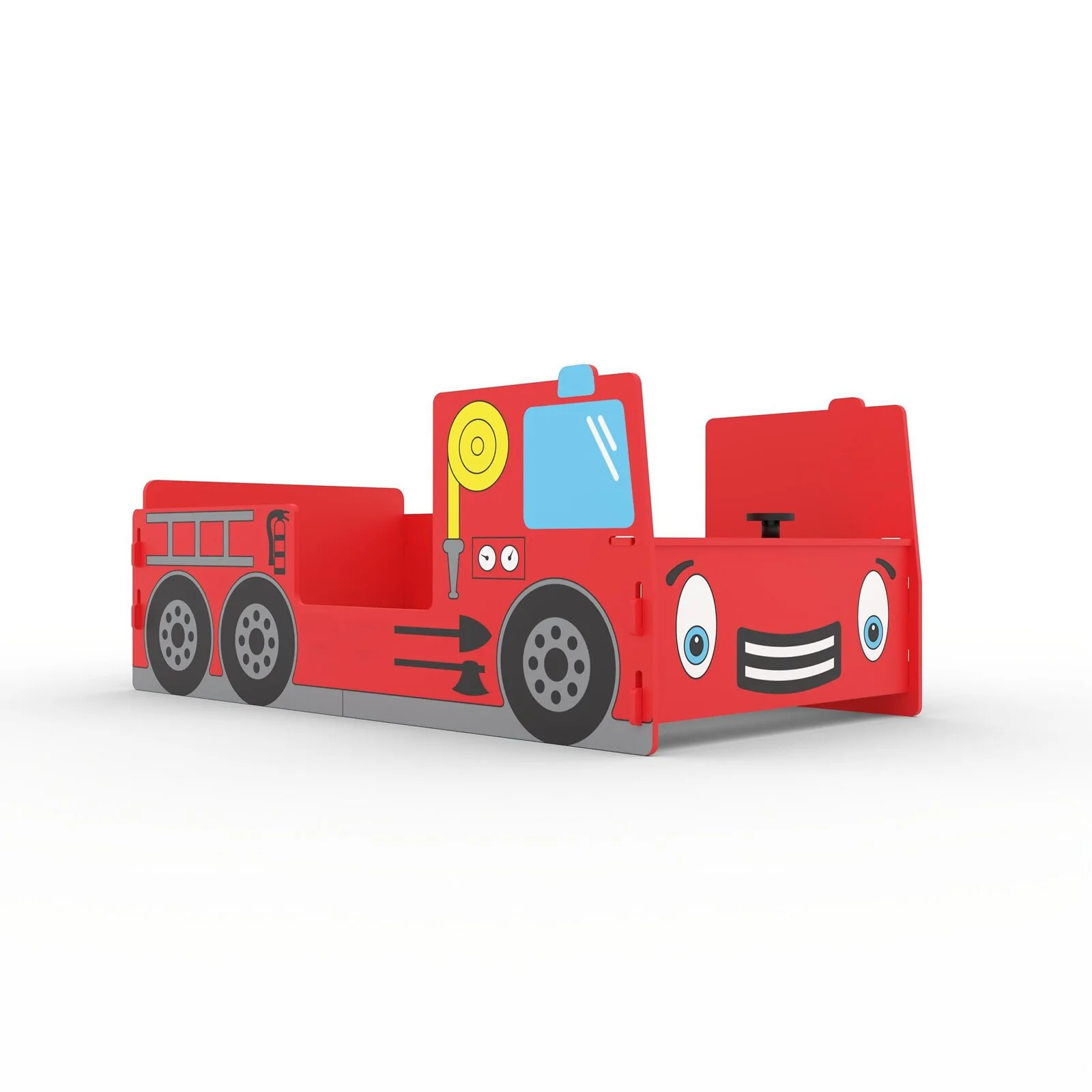 Kidsaw red fire engine toddler bed