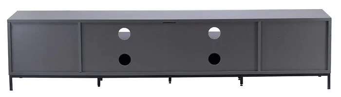 Dorel Chaplin Cabinet in Charcoal with 2 Doors