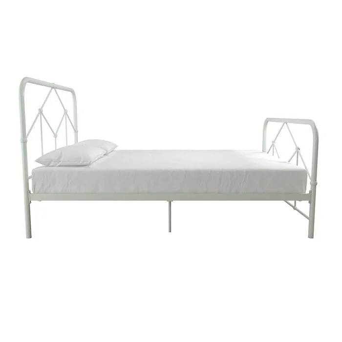 Novogratz Francis Farmhouse Metal Bed Dusty Green King view 2