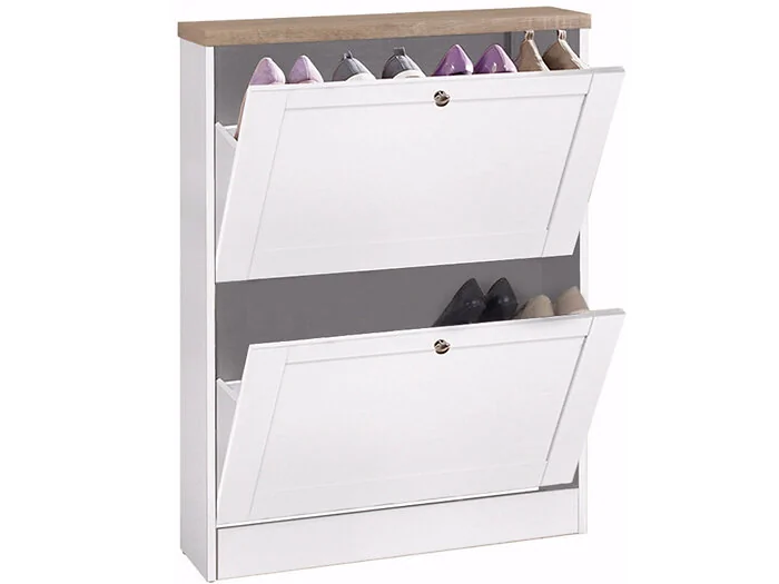 Dorel HEIDE Shoe Chest 2FL WSOak view 3