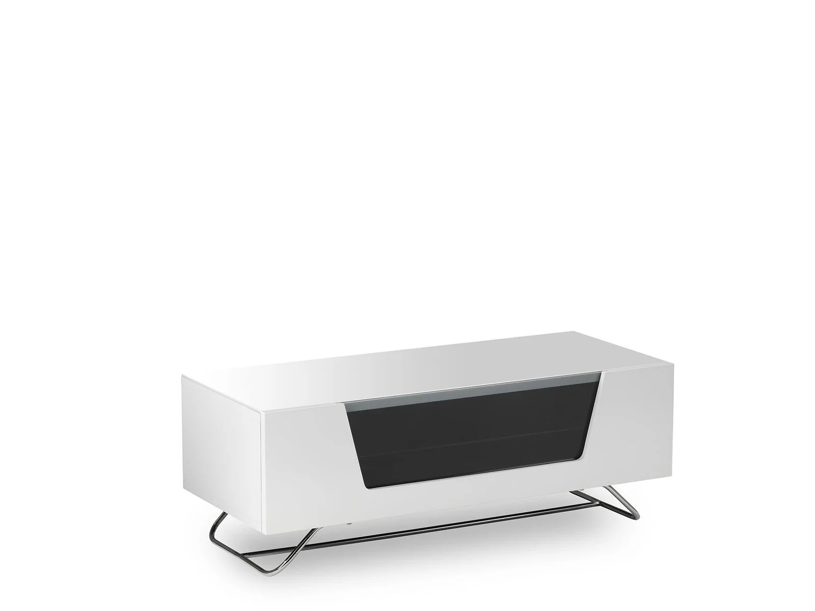 Dorel Chromium TV Stand with 1 Flap in White 1000mm