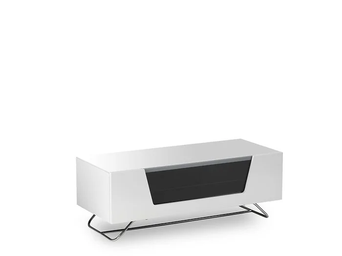 Dorel Chromium TV Stand with 1 Flap in White 1000mm