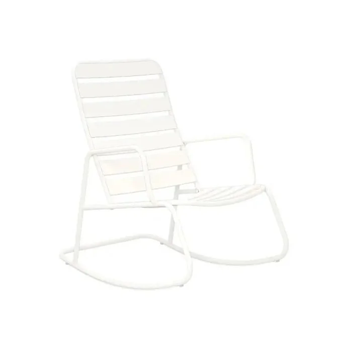 Novogratz Roberta Rocking Chair White view 6