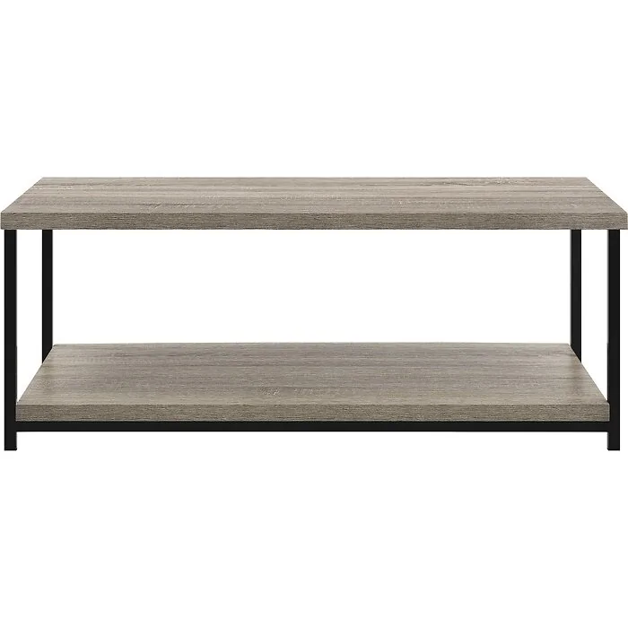 Dorel Elmwood Coffee Table - Distressed Grey Oak view 6