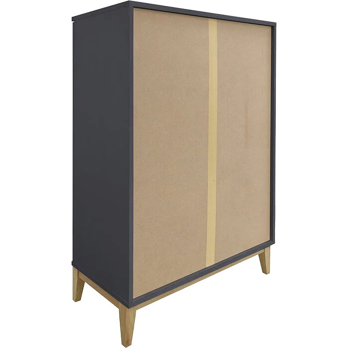Dorel Pelle Highboard 1GD2WD GreyWotan Oak view 6