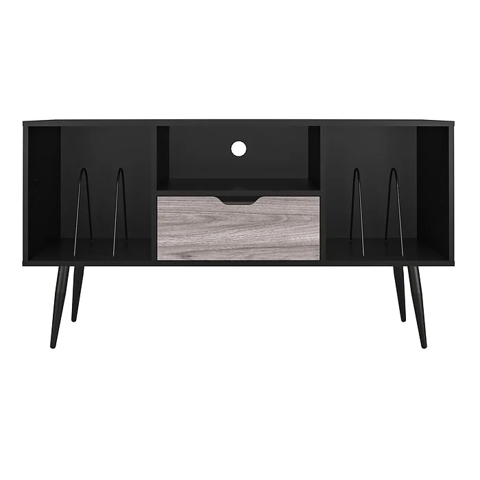 Dorel Copley TV Stand 55in Black Oak (9692335COMQEUK) view 3